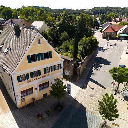 Hotel Garni Pension Zur Krone Hilpoltstein Exterior foto