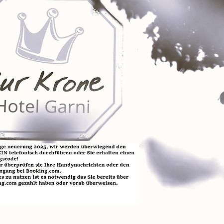 Hotel Garni Pension Zur Krone Hilpoltstein Exterior foto
