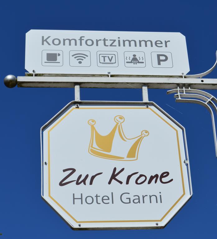 Hotel Garni Pension Zur Krone Hilpoltstein Exterior foto
